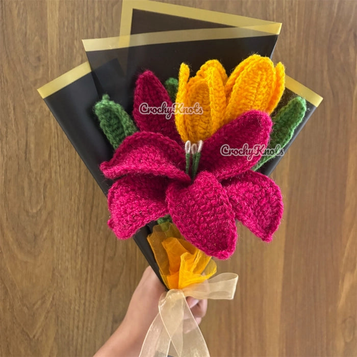 Crochet Rani Blooms Bouquet