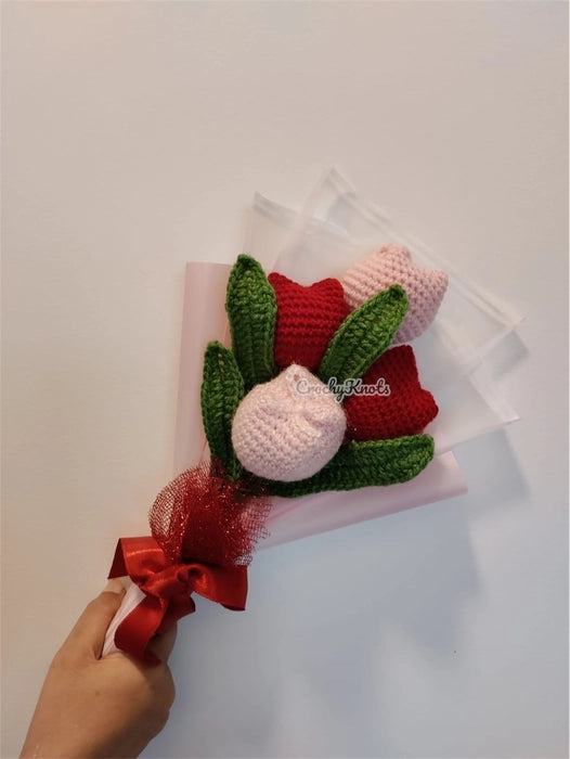 Crochet Forever Tulips Bouquet