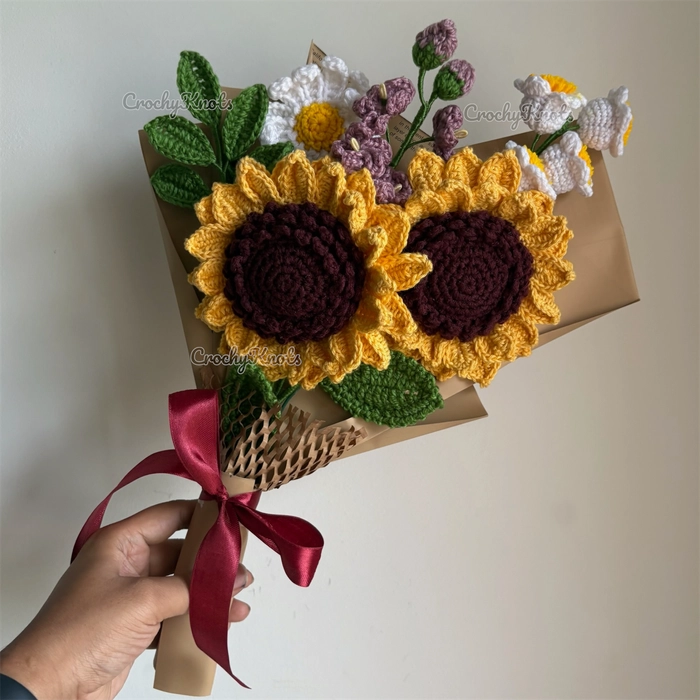 Golden Harmony Bouquet | Big sunflowers