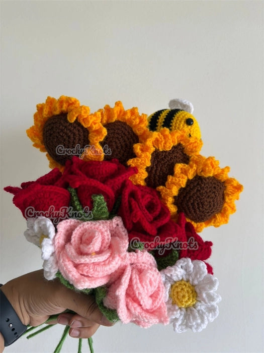 Crochet Sunny Bloom bunch 2