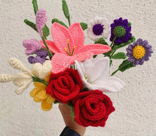 Crochet Pure Delight Bouquet