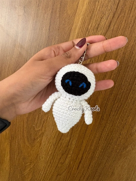Cute crochet Eva keychain