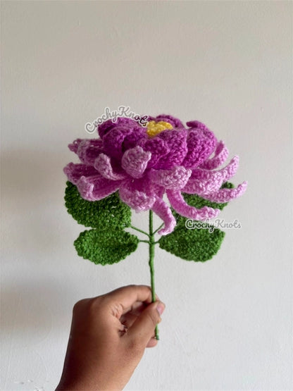 Crochet Dahlia Flower