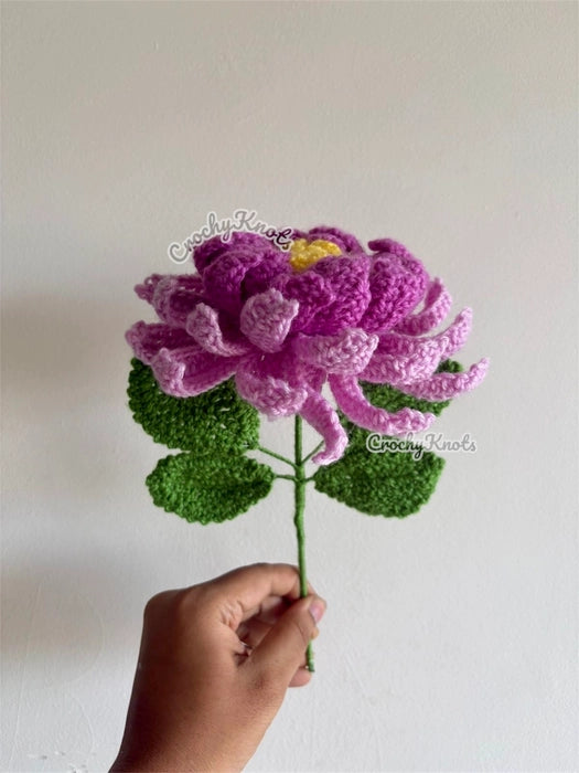 Crochet Dahlia Flower