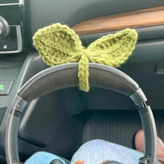 Crochet Leaf Loop Charm